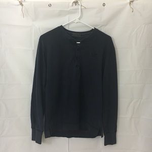 Dark blue American eagle four button up